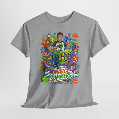 Double Dare Retro Graphic Tee — Hosted by Marc Summers, 90s Nickelodeon Nostalgia