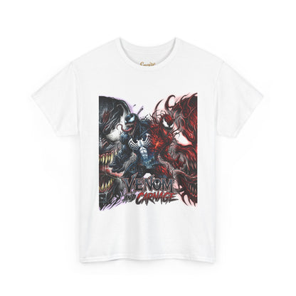 Venom vs Carnage Graphic Tee - Comic Movie Villains Shirt
