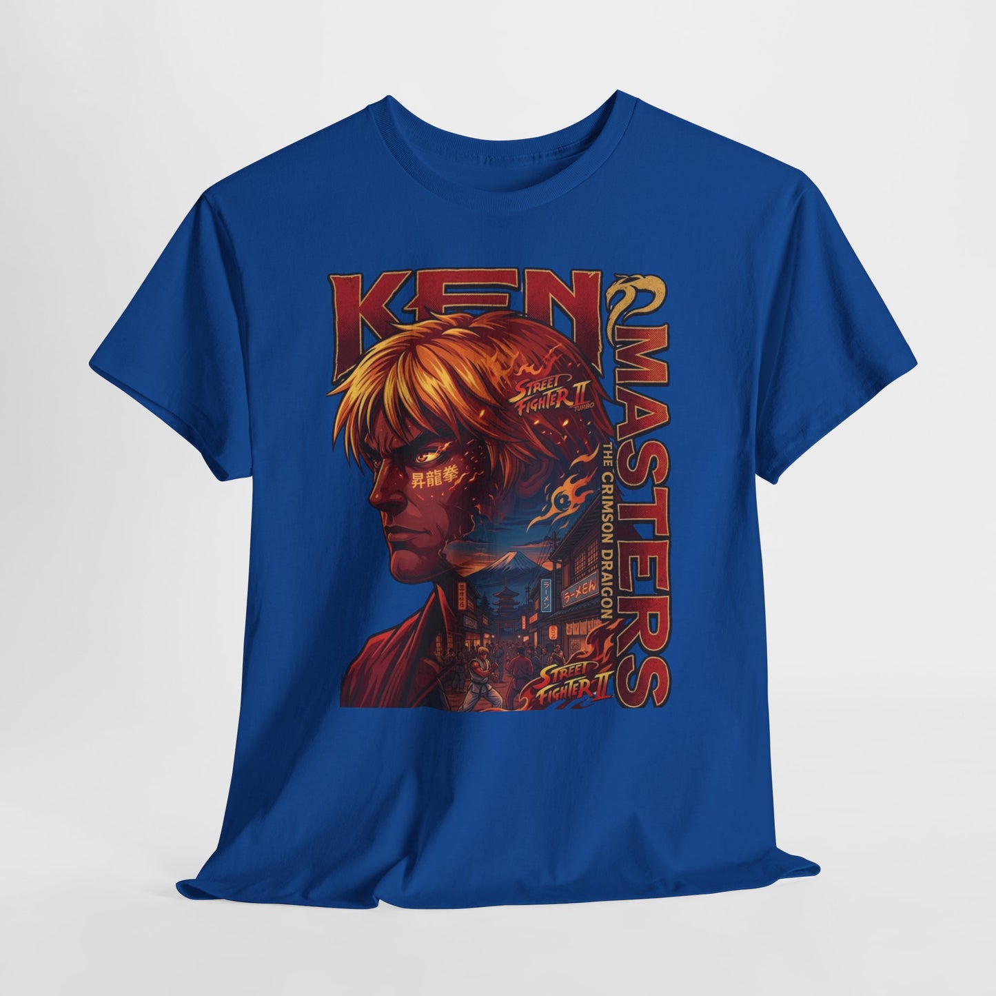 Ken Masters Portrait Tee — Retro Street Fighter Graphic T-Shirt