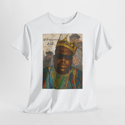 Retro Biggie Smalls Hip-Hop Icon Unisex Heavy Cotton Tee