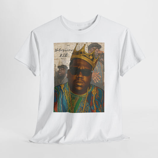 Retro Biggie Smalls Hip-Hop Icon Unisex Heavy Cotton Tee