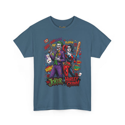 Graphic Tee — Joker & Harley Comic Art T-Shirt