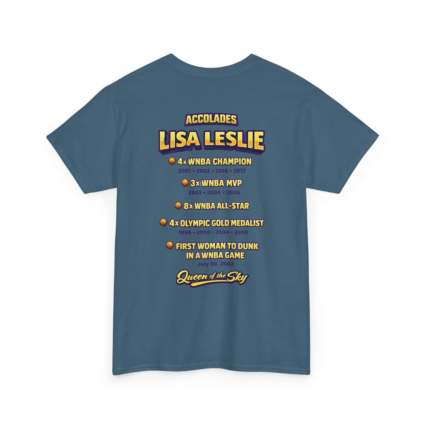 "Queen of the Sky" Lisa Leslie Trailblazer Basketball Tee