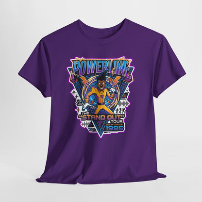 Powerline '95 Tour Graphic Tee — Retro 90s Music Band Shirt