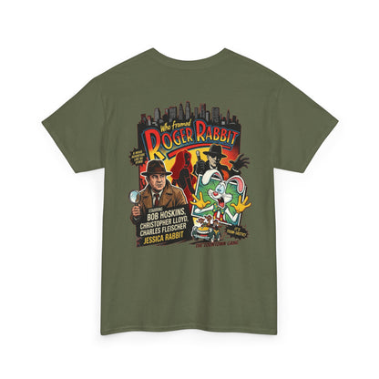 Who Framed Roger Rabbit Poster Tee — Retro Movie Graphic T-Shirt