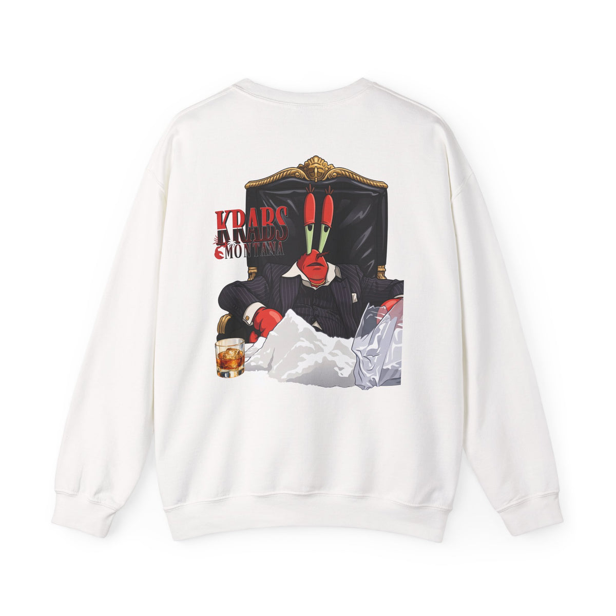 Krabs Montana Scarface Parody Graphic Pullover