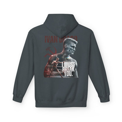 Ivan Drago 'I Must Break You' T-Shirt - Retro Rocky Boxing Graphic Hoodie