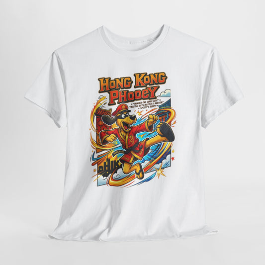 Hong Kong Phooey Retro Cartoon T-Shirt — Vintage Animated Hero Tee