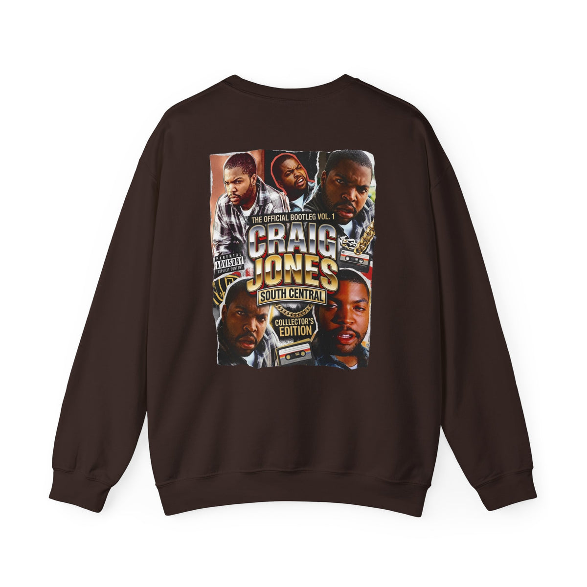 Craig Jones South Central Crewneck Sweatshirt — Retro Hip Hop Graphic Pullover