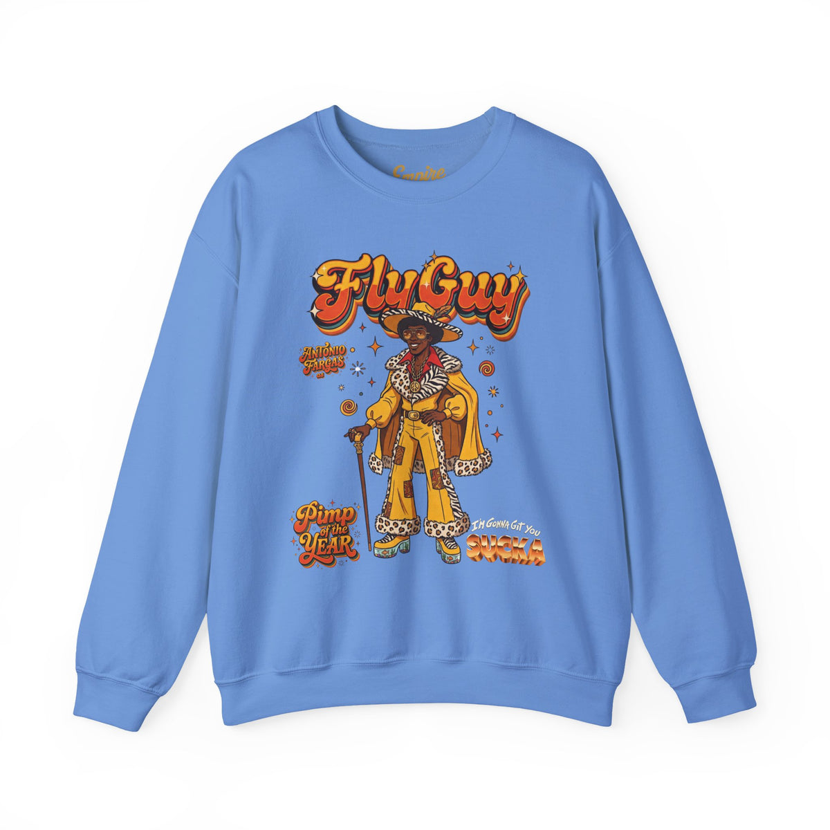 FlyGuy Pimp of the Year Graphic Crewneck Sweatshirt