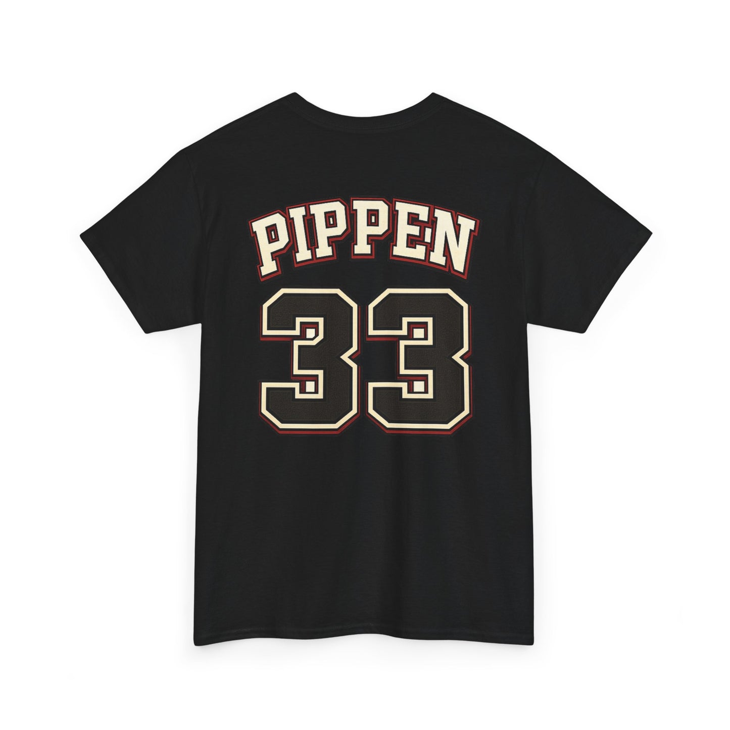 Pippen #33 Basketball Tee — Retro Chicago Bulls Scott Pippen Jersey Shirt