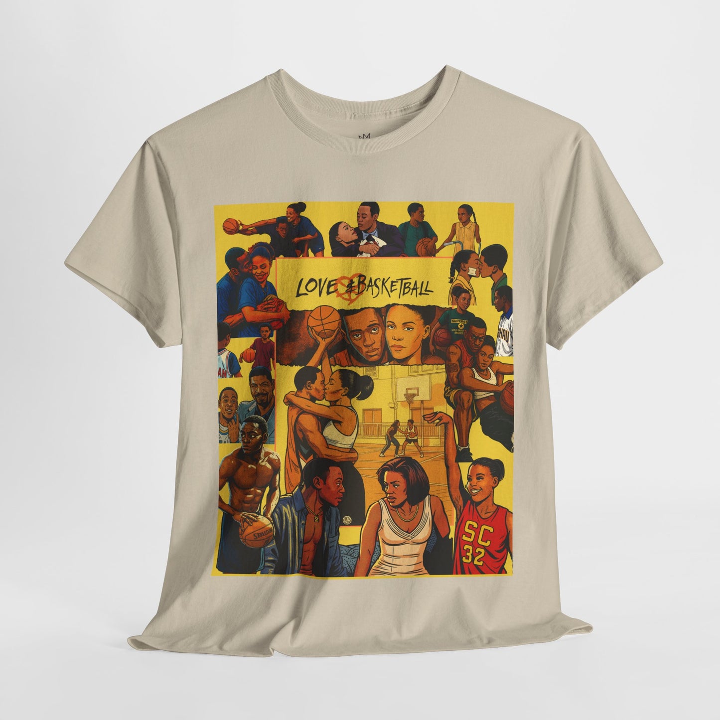 Love & Basketball Tee - Unique Graphic Shirt
