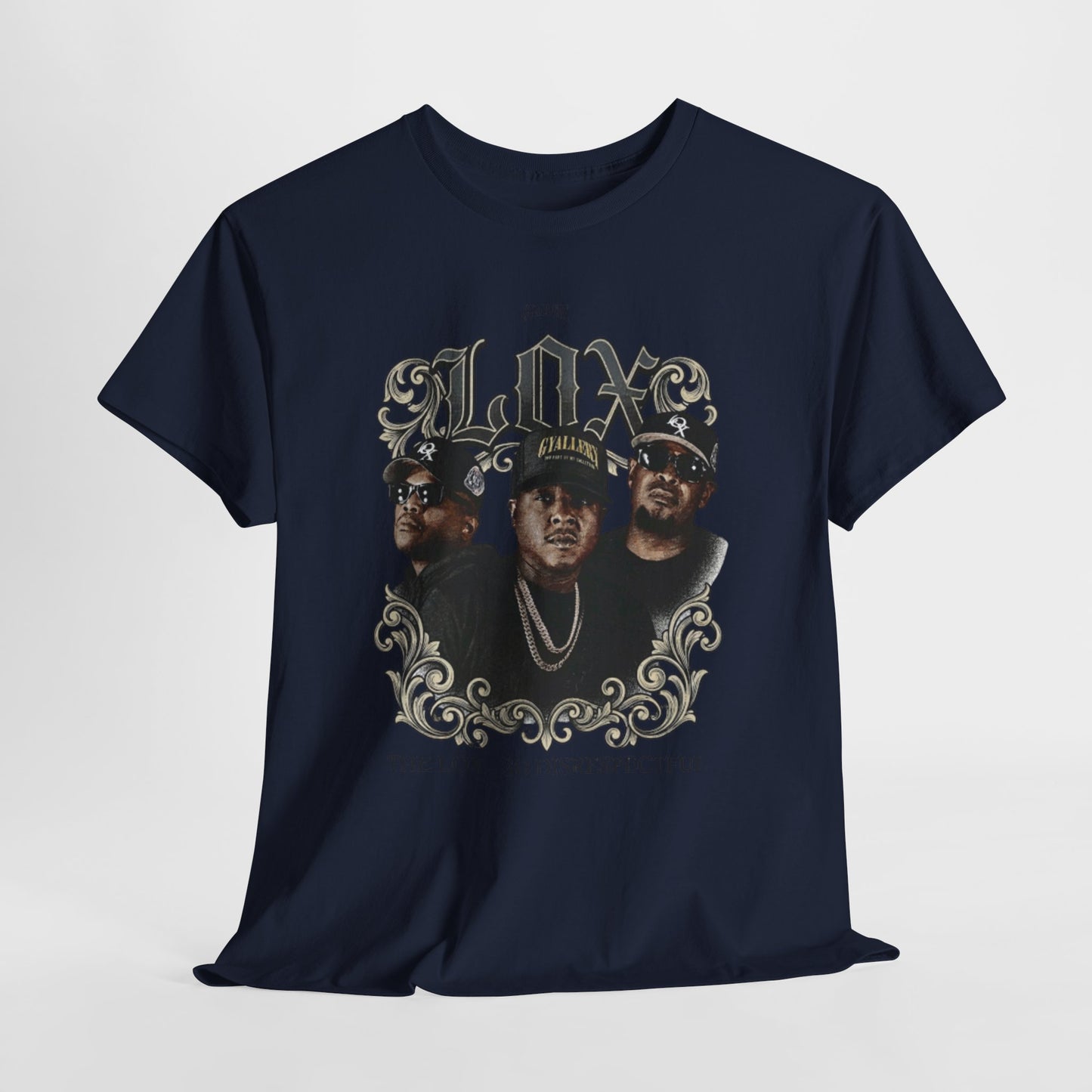 The Lox Graphic Tee Vintage Hip-Hop Portrait T-Shirt