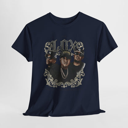 The Lox Graphic Tee Vintage Hip-Hop Portrait T-Shirt