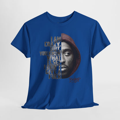 Roland Bishop 'I Am Crazy But You Know What Else I Don't Give A F**k' Hooded Portrait