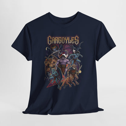 Gargoyles Graphic Tee — Retro Animated Monsters Shirt