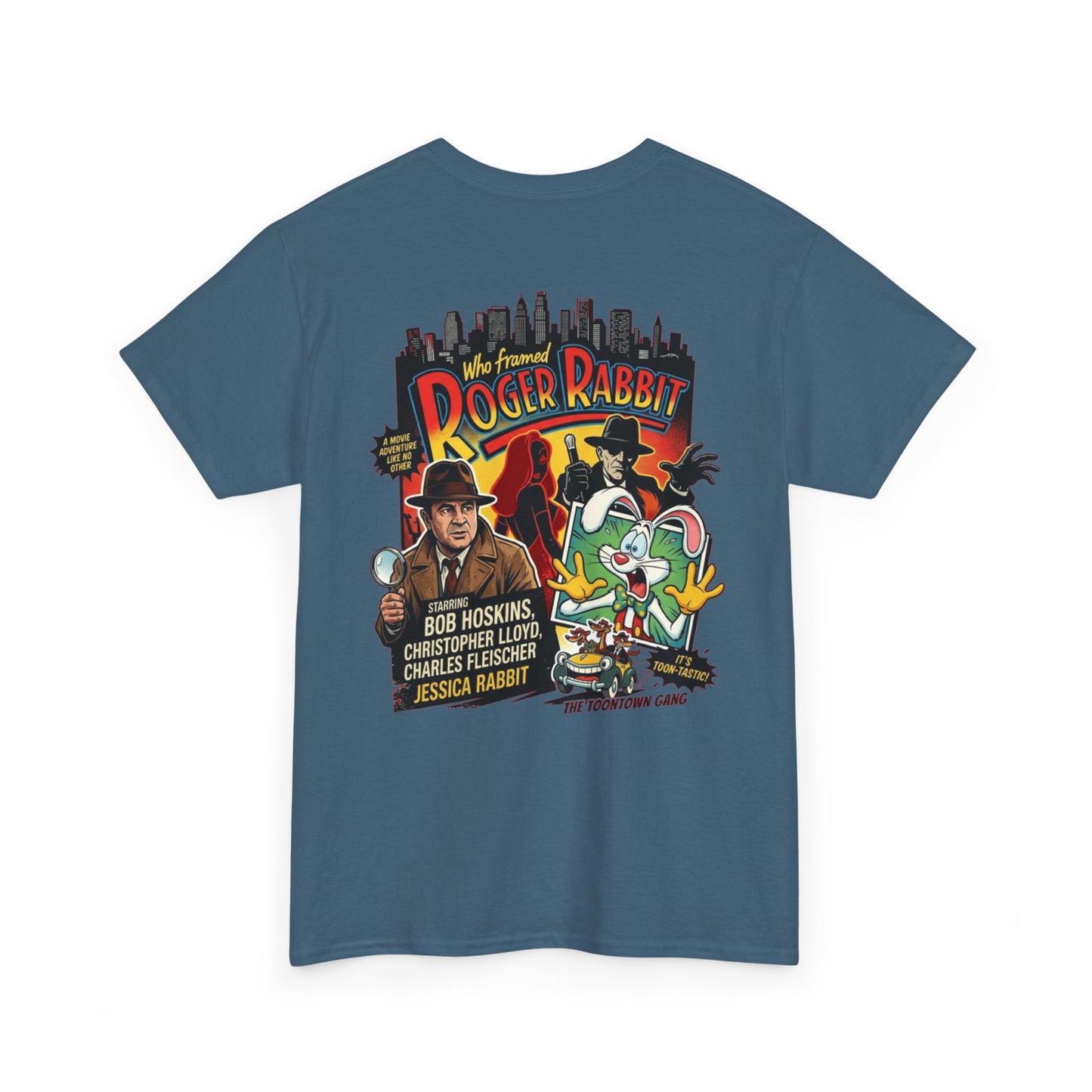 Who Framed Roger Rabbit Poster Tee — Retro Movie Graphic T-Shirt