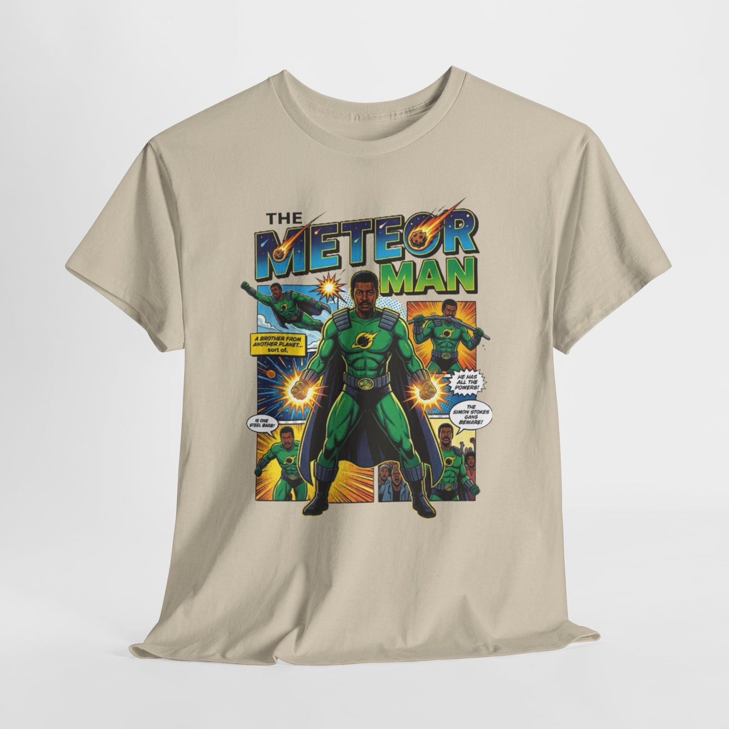 Meteor Man - Superhero Graphic Tee for Comic Fans