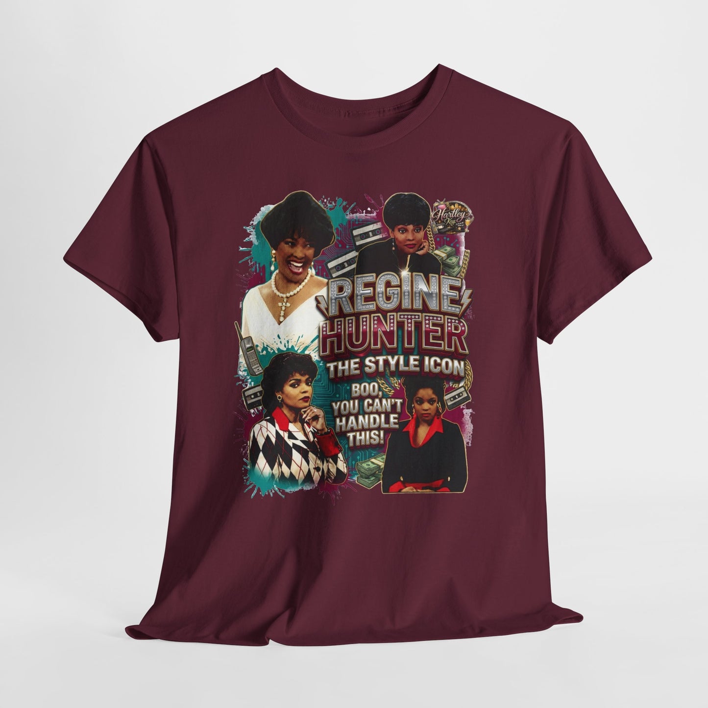Regine Hunter “The Style Icon” Graphic Tee — Retro 90s R&B Tribute Shirt