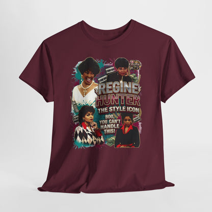 Regine Hunter “The Style Icon” Graphic Tee — Retro 90s R&B Tribute Shirt