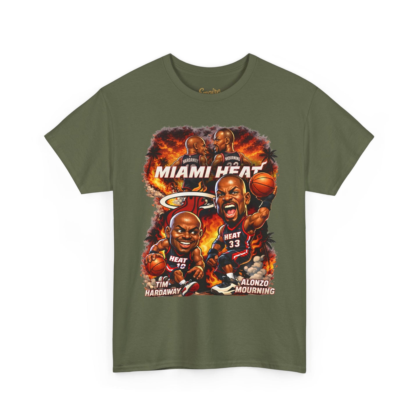 Miami Heat Retro Players Graphic Tee — Vintage Basketball Fan Shirt