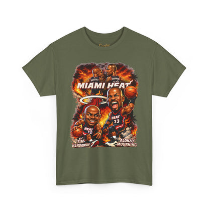 Miami Heat Retro Players Graphic Tee — Vintage Basketball Fan Shirt