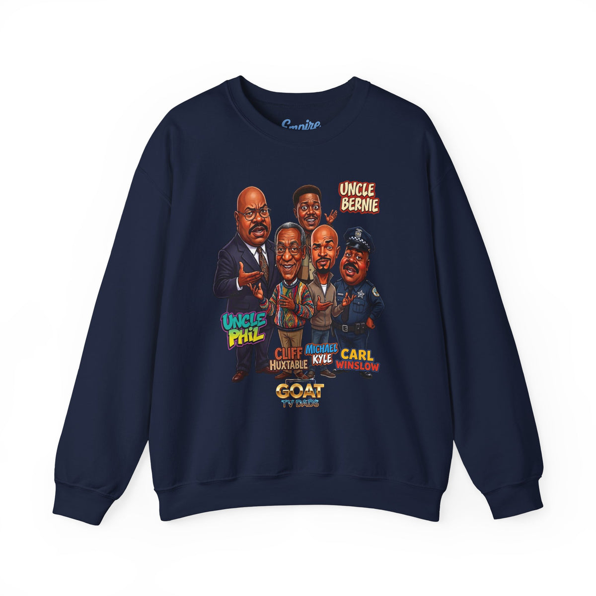 Cartoon Vintage GOAT TV Dad Crewneck Sweatshirt
