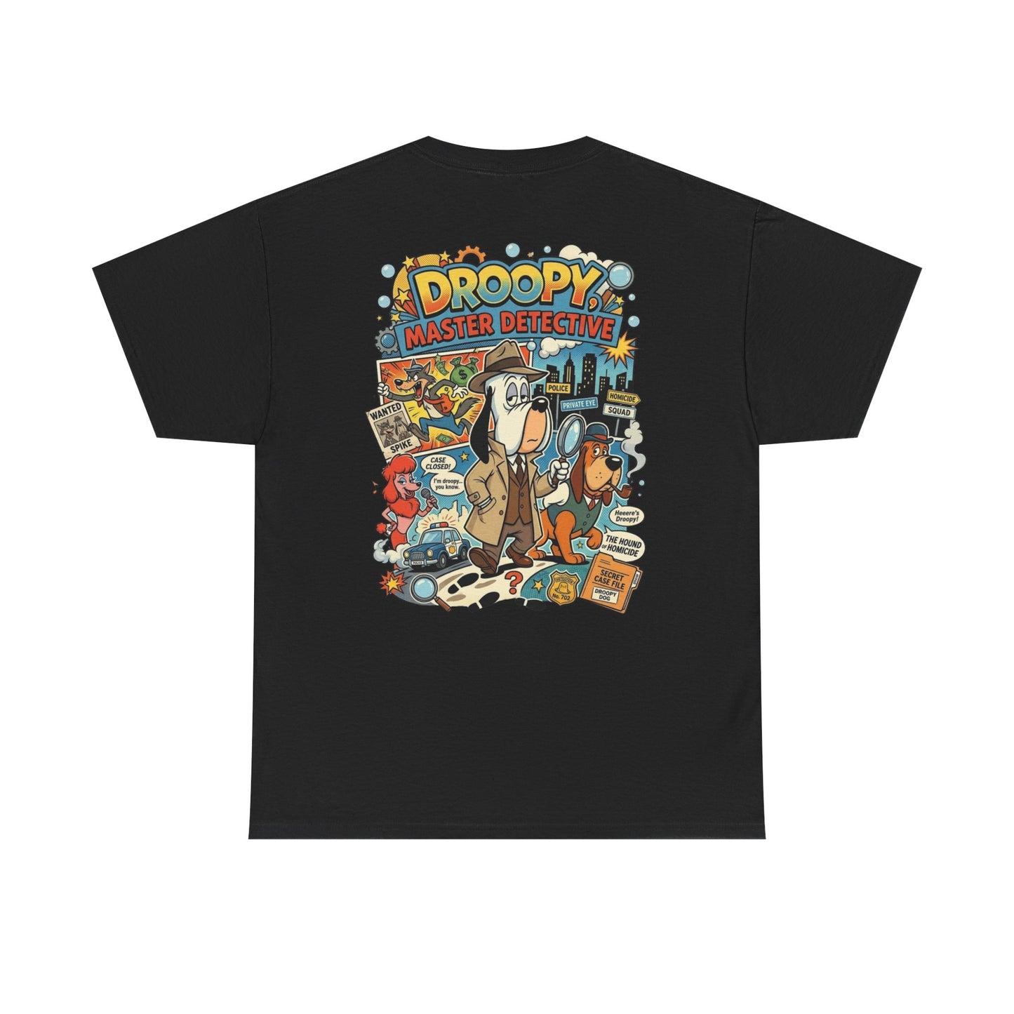 Graphic Tee — "Master Detective" Retro Cartoon T-Shirt