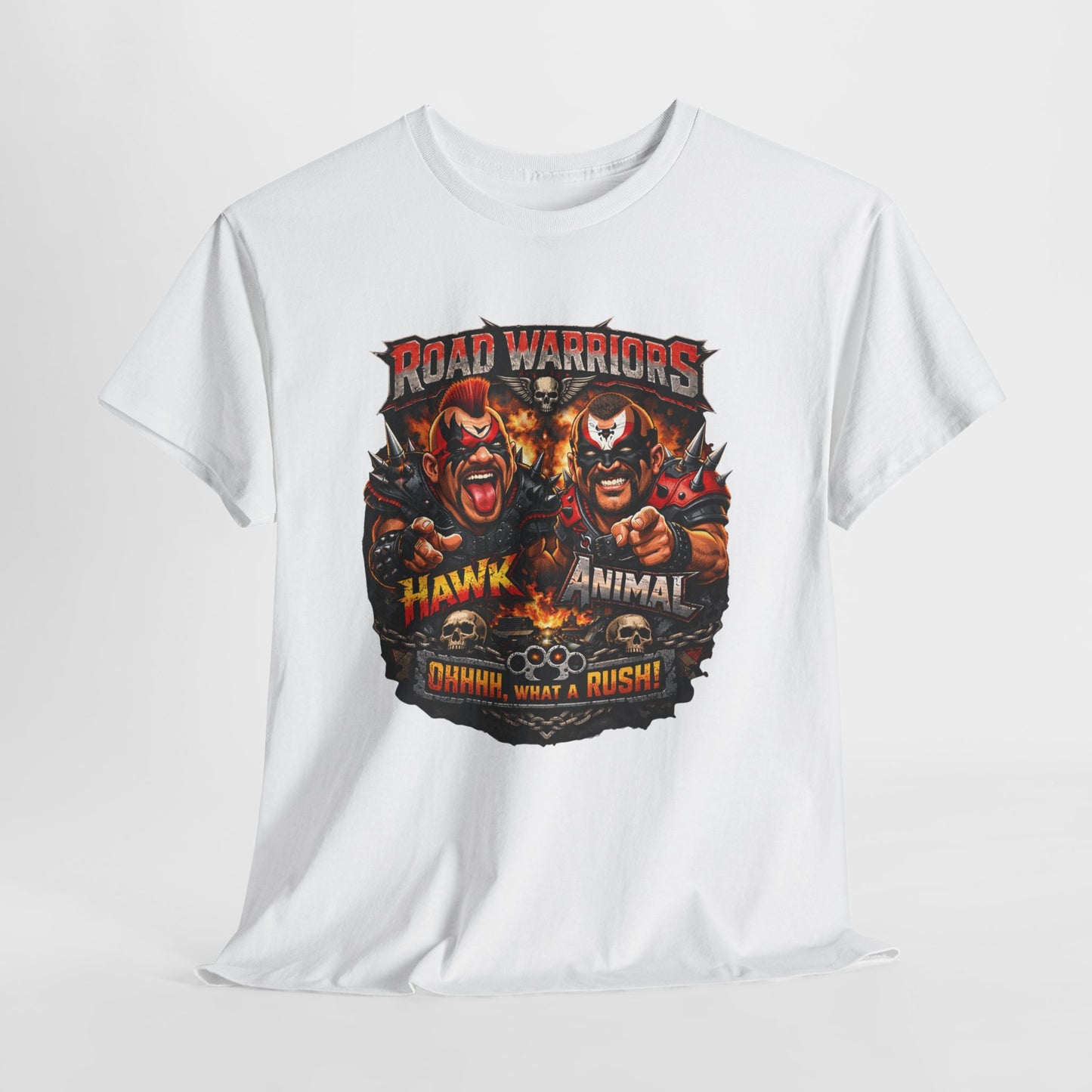 Road Warriors "Hawk & Animal" Vintage Wrestling Tee