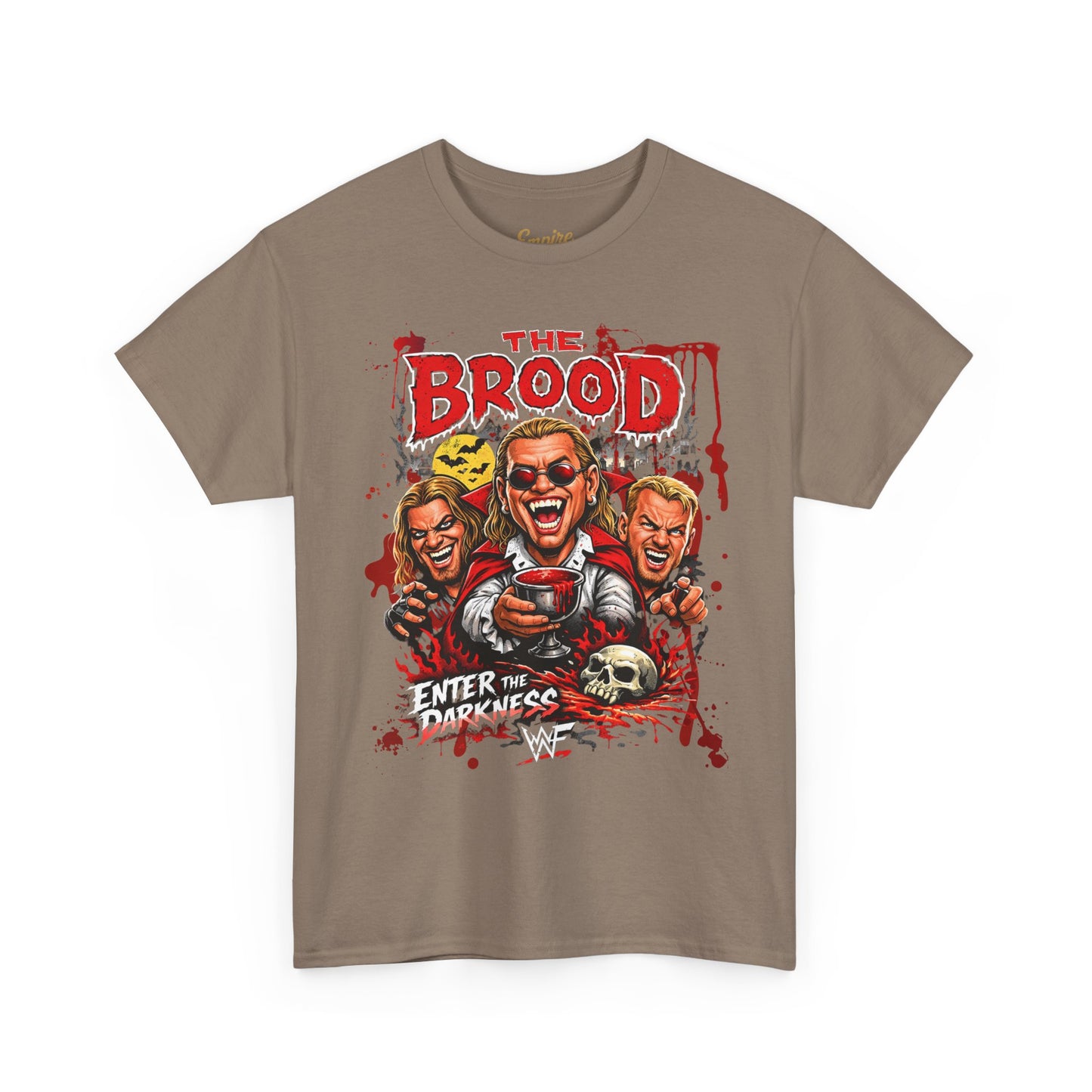 The Brood Horror Band Tee — “Enter the Darkness” Graphic T-Shirt