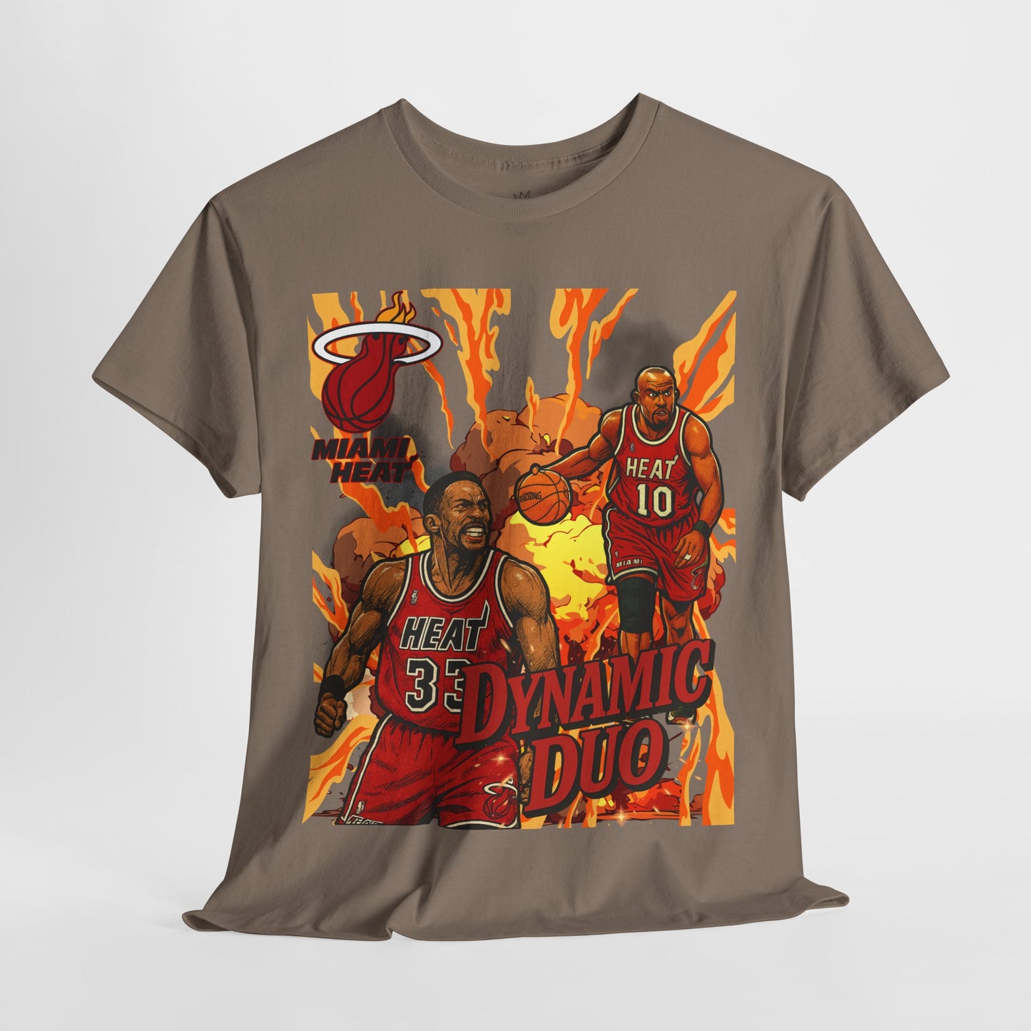 Miami Heat Dynamic Duo Unisex Tee, Basketball Fan Shirt, Sports Tee, Graphic T-Shirt, Gift for Sports Lovers, Game Day Apparel