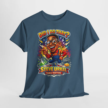 Did I Do That? Steve Urkel Tee – Retro 90s Family Matters Graphic Shirt