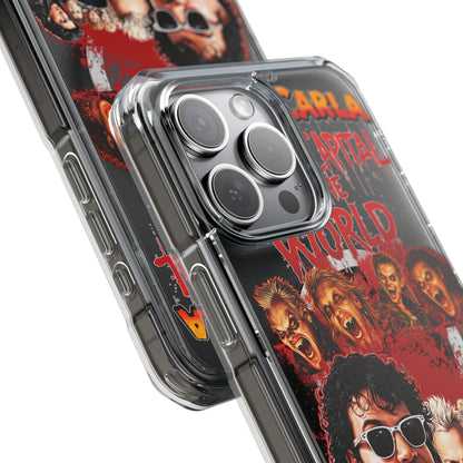The Lost Boys Clear Magnetic Phone Case – Retro Vampire Movie Collage