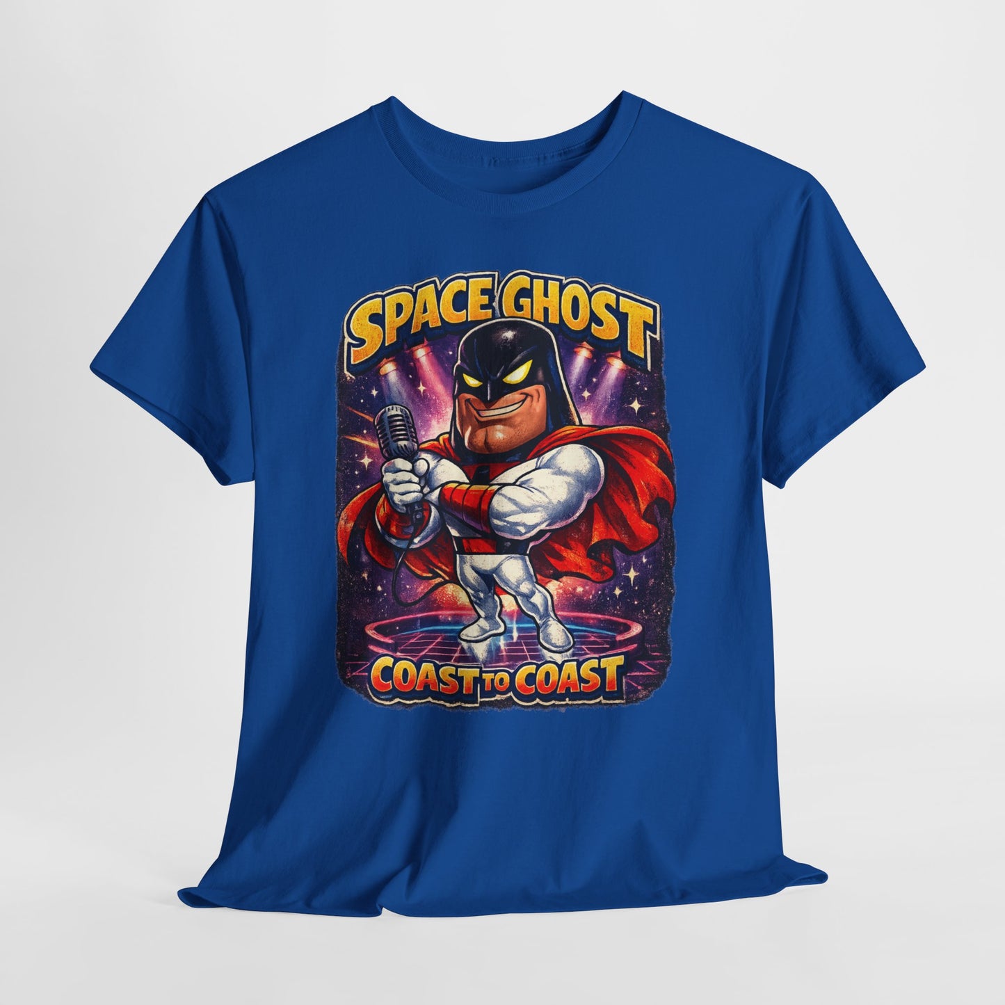 Space Ghost Graphic Tee — "Space Ghost Coast to Coast" Retro Cartoon T-Shirt