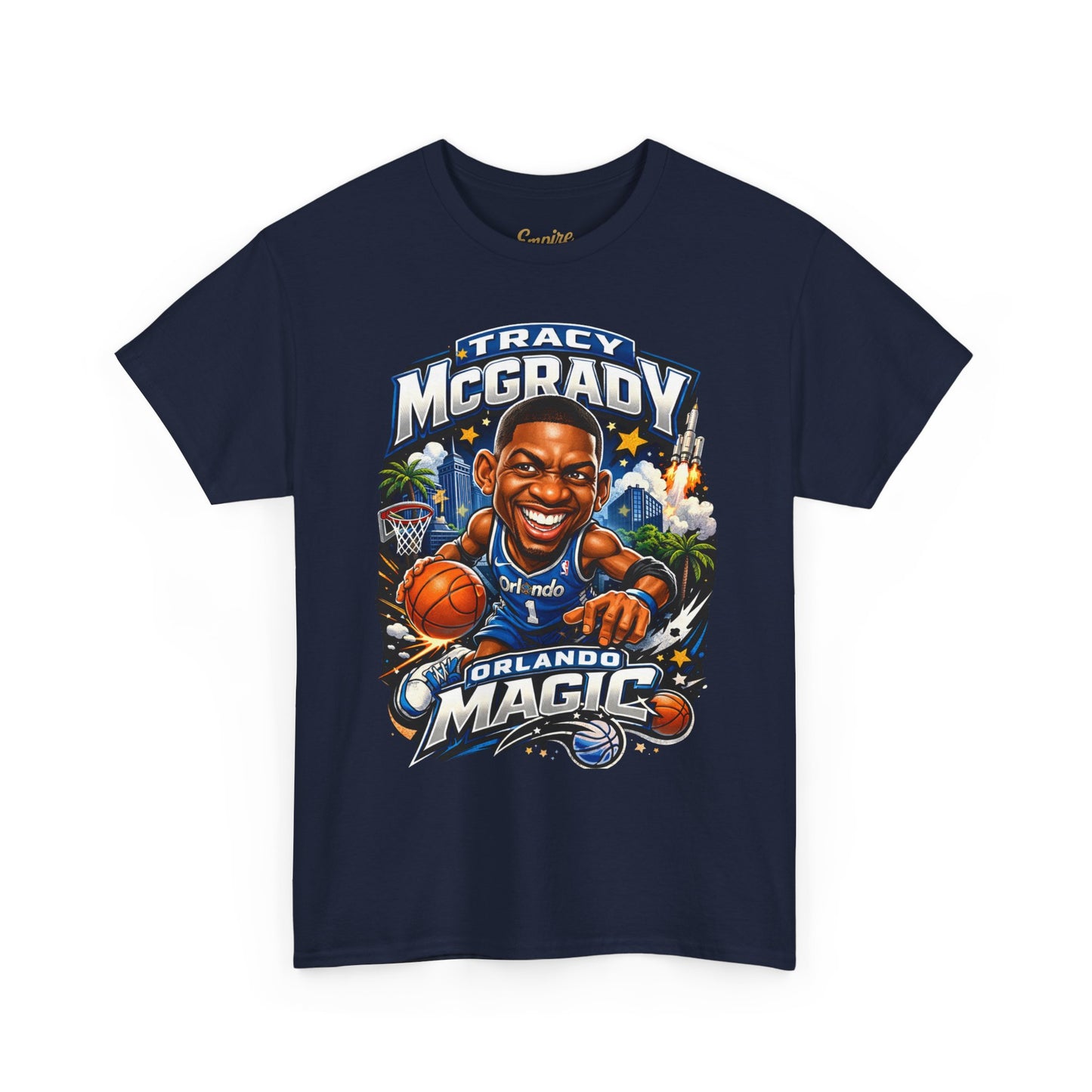 Tracy McGrady Orlando Magic Retro Basketball Tee