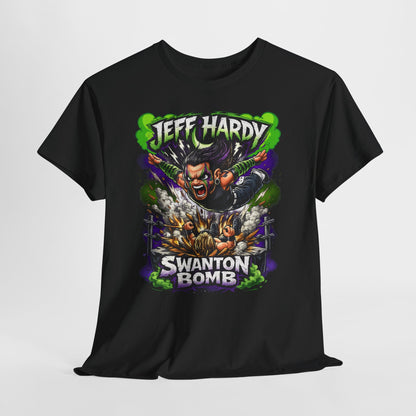 "Swanton Bomb" Graphic Tee — Pro Wrestler Vintage-Style Wrestling Shirt