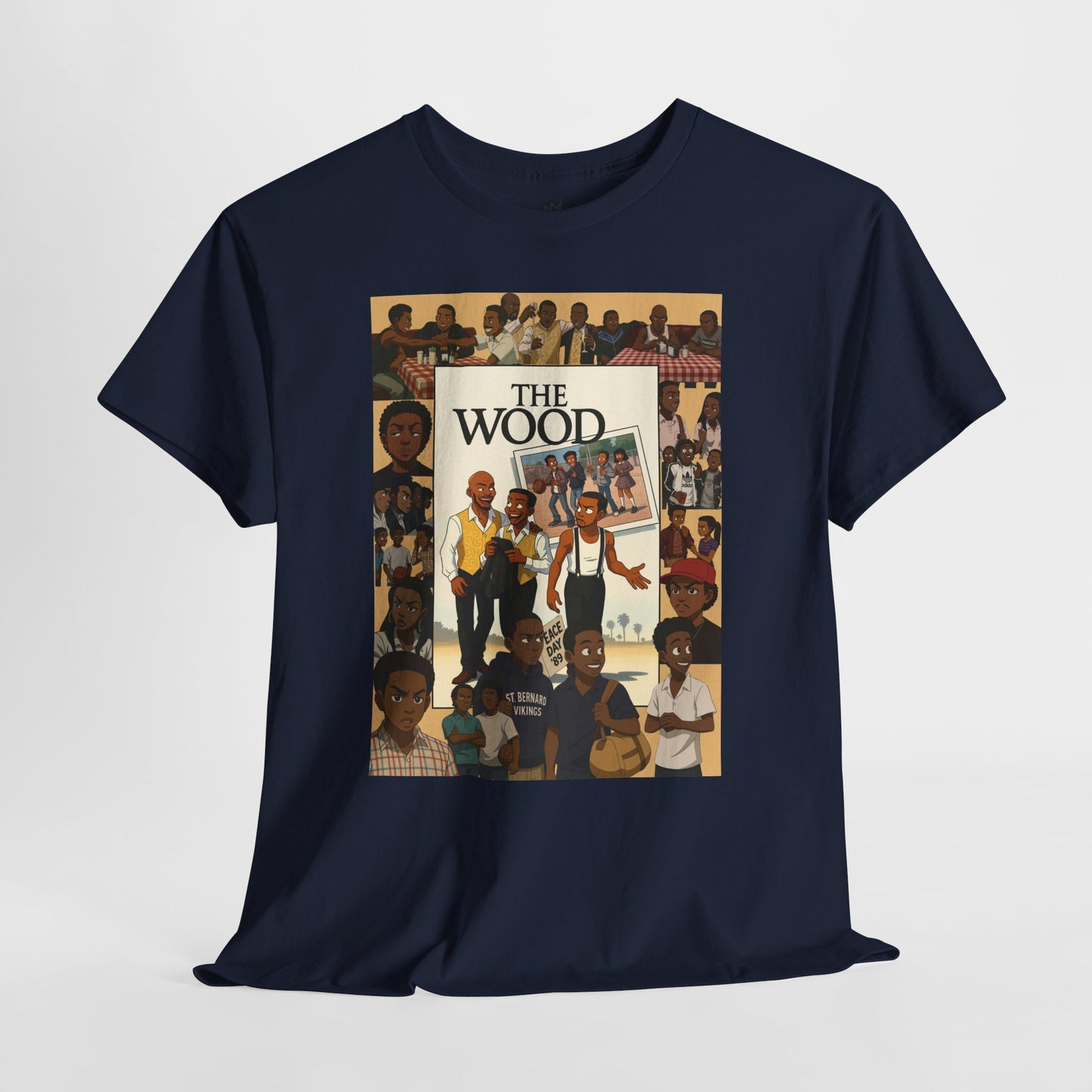 Retro 'The Wood' Graphic Shirt - Perfect for Casual Wear or Events