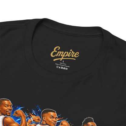 OKC Thunder Caricature Basketball T-Shirt — Team Players Graphic Tee