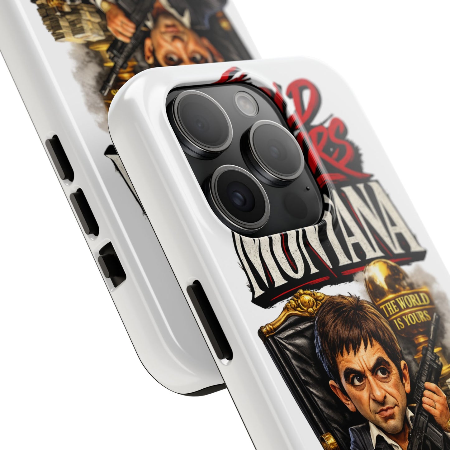 Tony Montana "The World Is Yours" Vintage Caricature Tough Phone Case