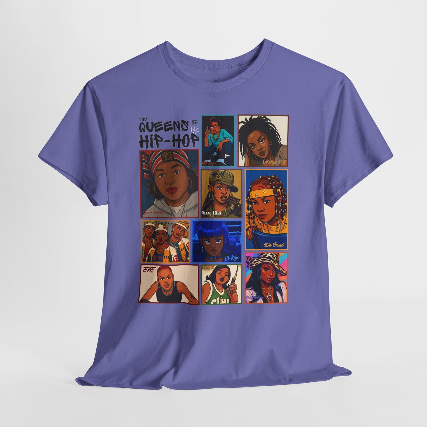 Hip-Hop Queens Tee, Unisex Cotton T-Shirt, Statement Shirt, Music Lover Gift, Casual Everyday Wear, Trendy Graphic Tee