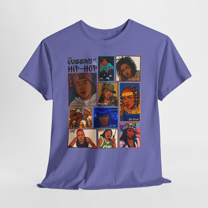 Hip-Hop Queens Tee, Unisex Cotton T-Shirt, Statement Shirt, Music Lover Gift, Casual Everyday Wear, Trendy Graphic Tee