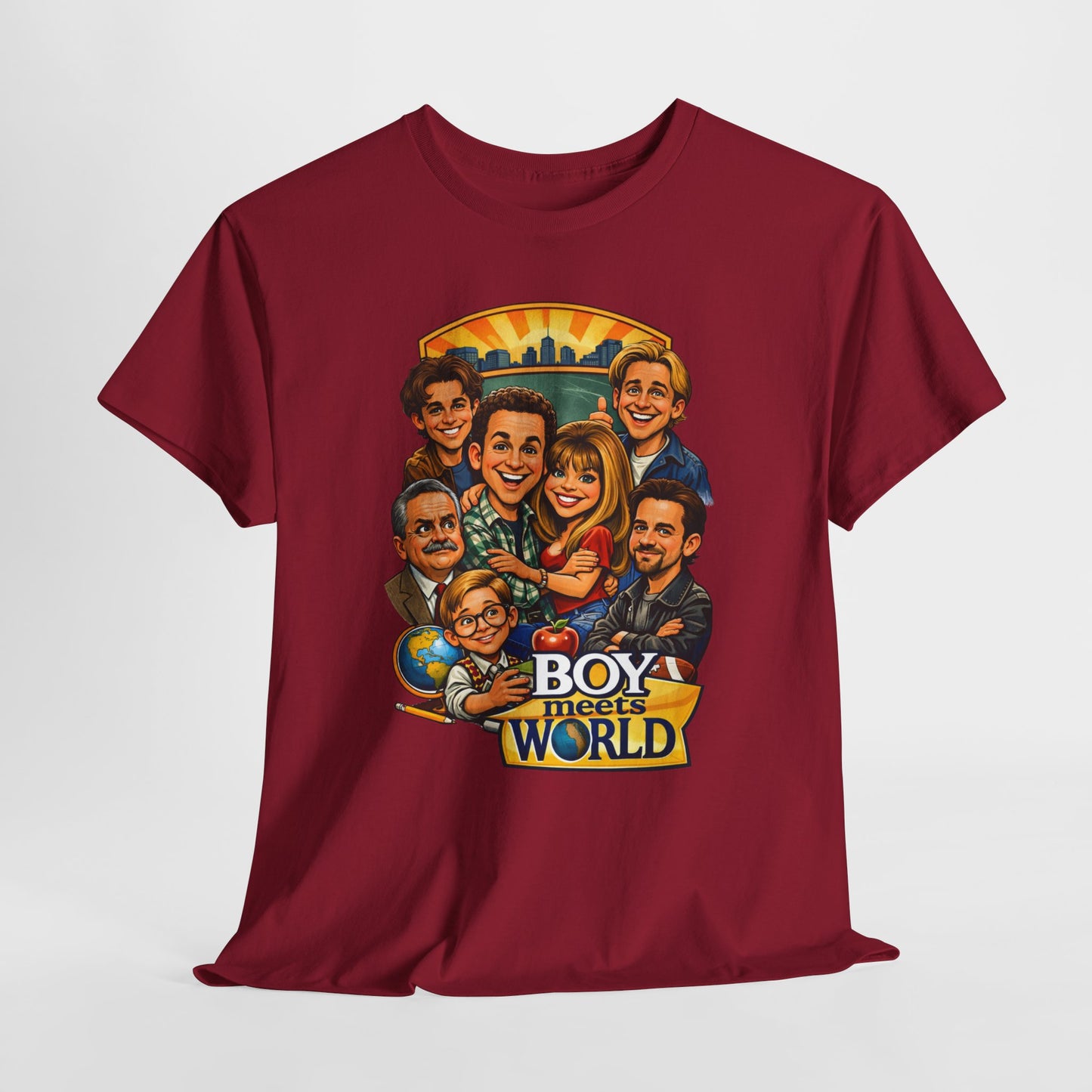 'Boy Meets World' Retro Cast Caricature Tee
