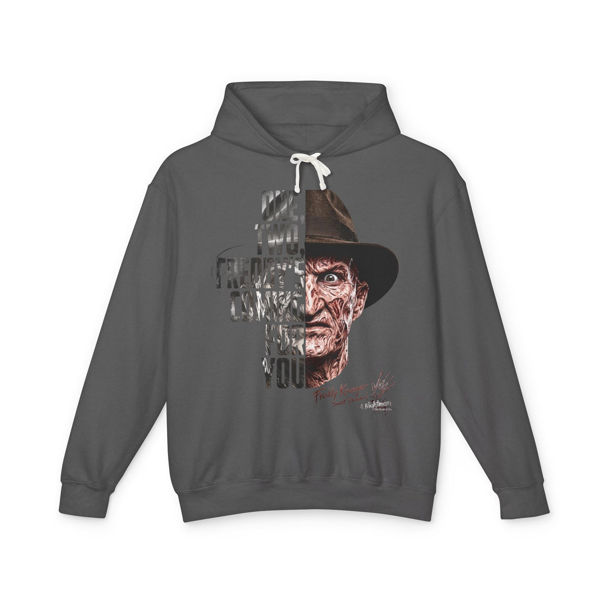 One, Two, Freddy’s Coming for You Horror Hoodie