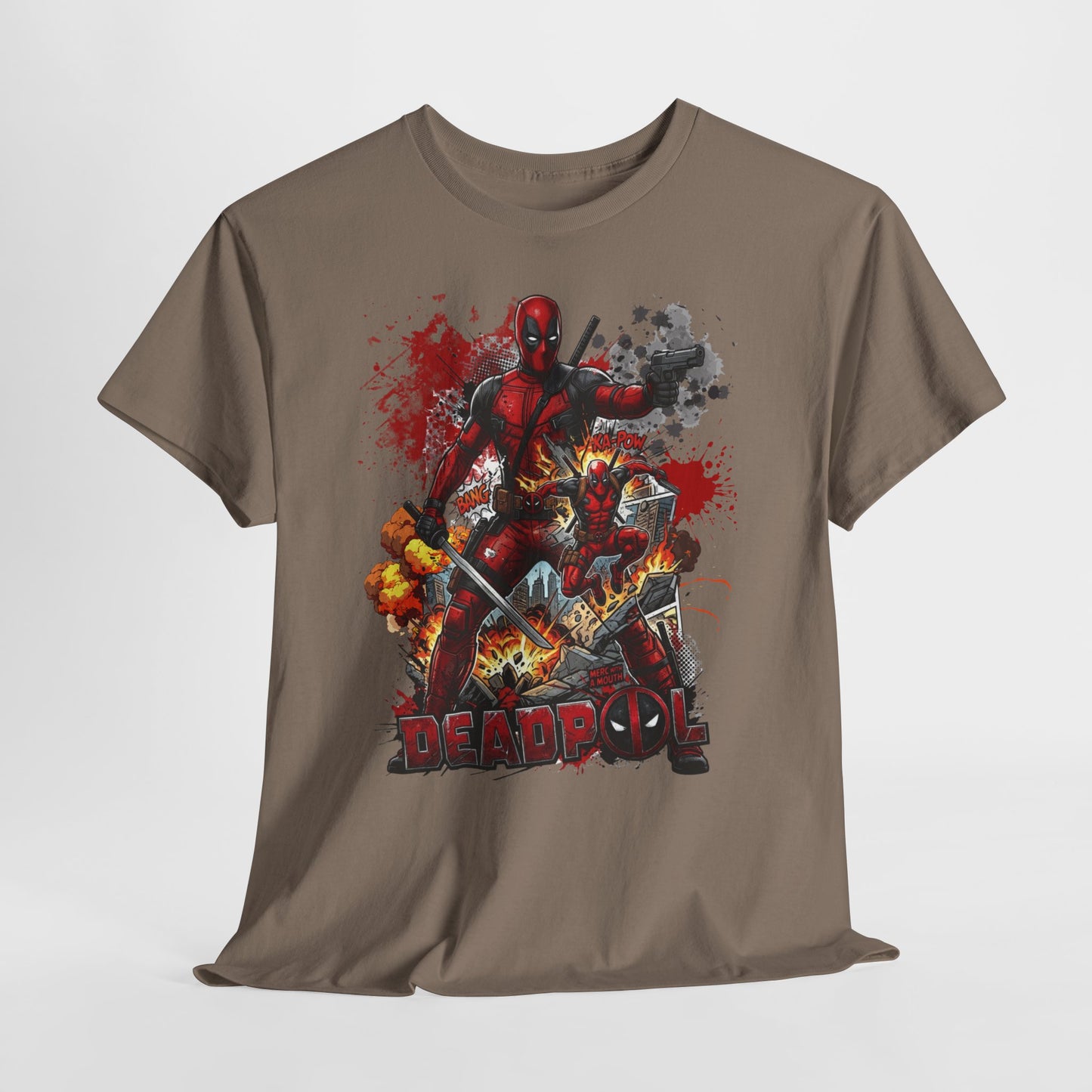 Deadpool Graphic Tee — Comic Action Superhero T‑Shirt