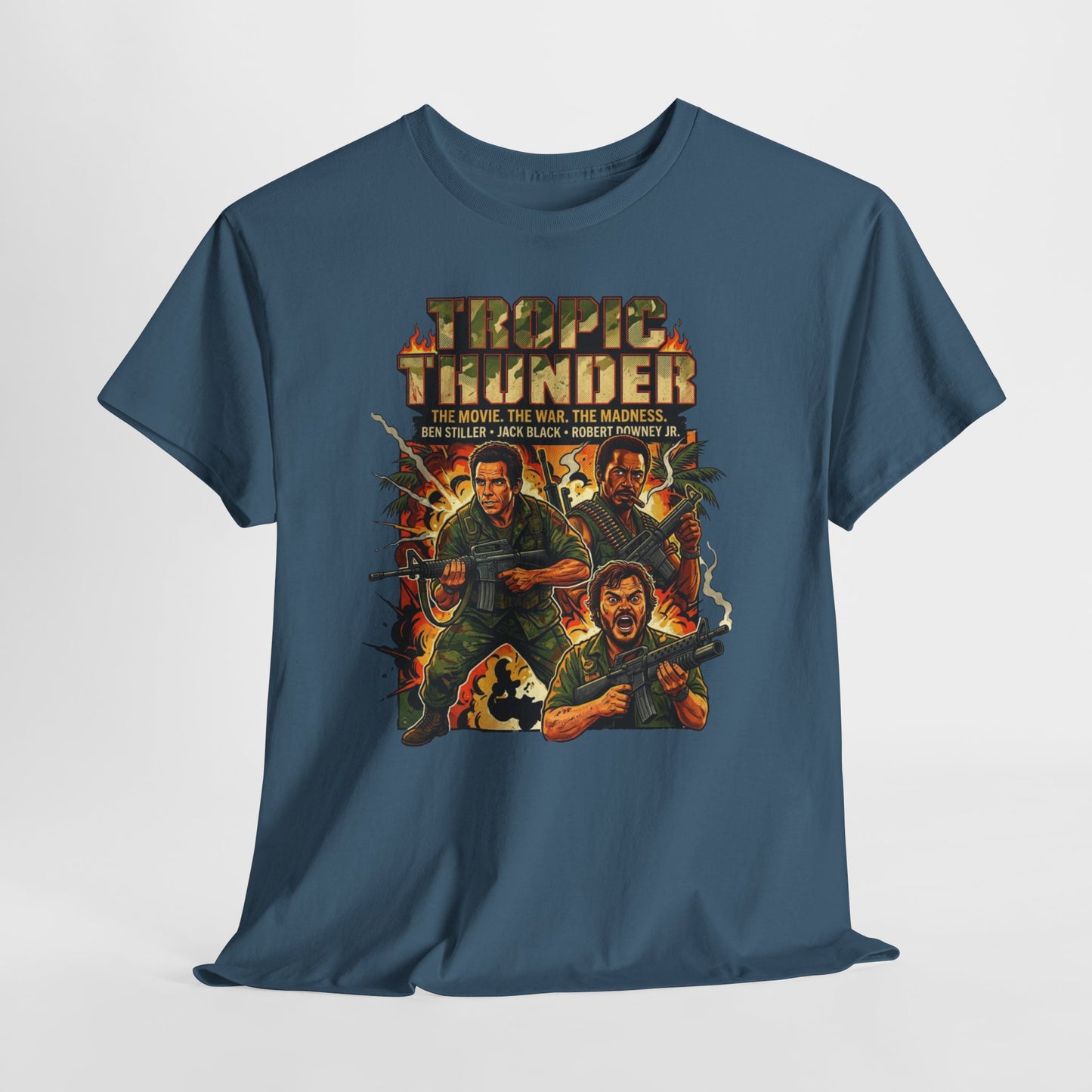 'Tropic Thunder' Action Movie Poster Tee