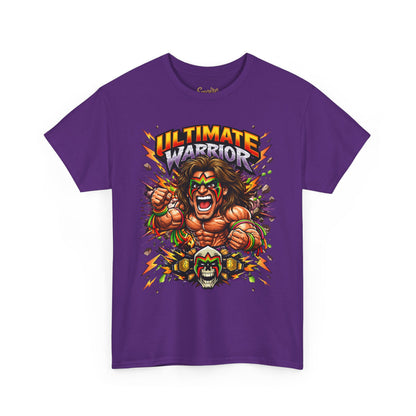 Ultimate Warrior Graphic Tee — Retro Wrestling Mascot T-Shirt