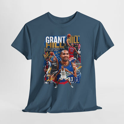 Grant Hill - Retro Basketball Player Collage