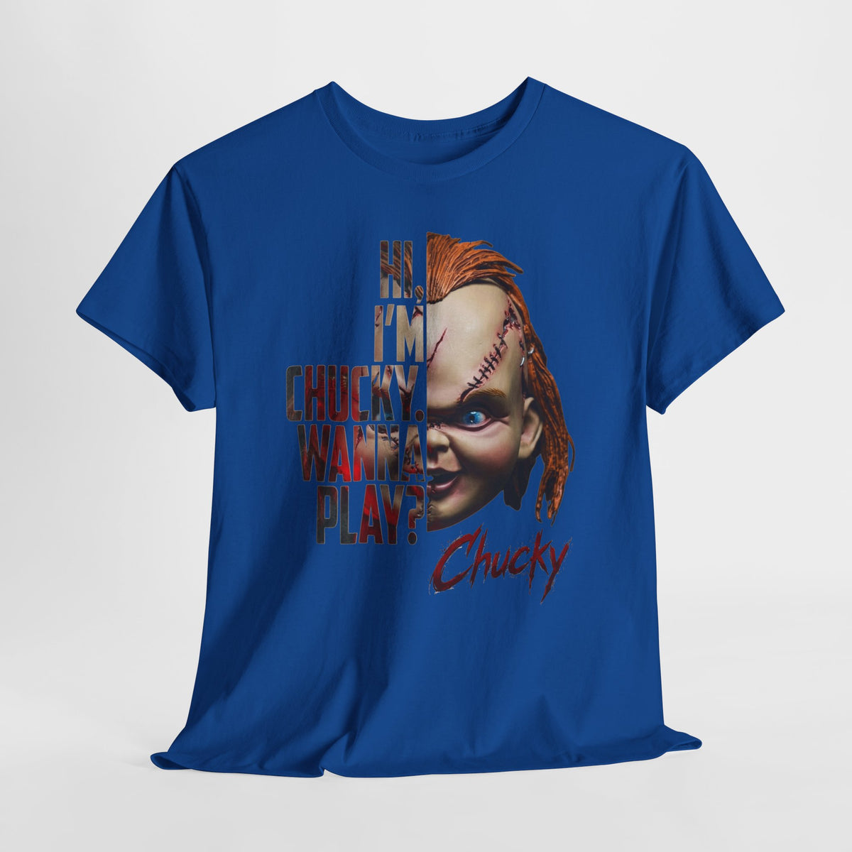 Chucky "Hi, I’m Chucky. Wanna Play?" Graphic Tee
