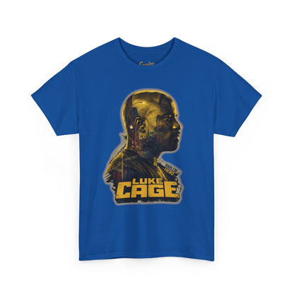 Luke Cage Profile Graphic Tee — Retro Marvel Street Hero T‑Shirt