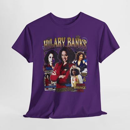 Hilary Banks Collage Tee — Fresh Prince Retro Graphic T‑Shirt